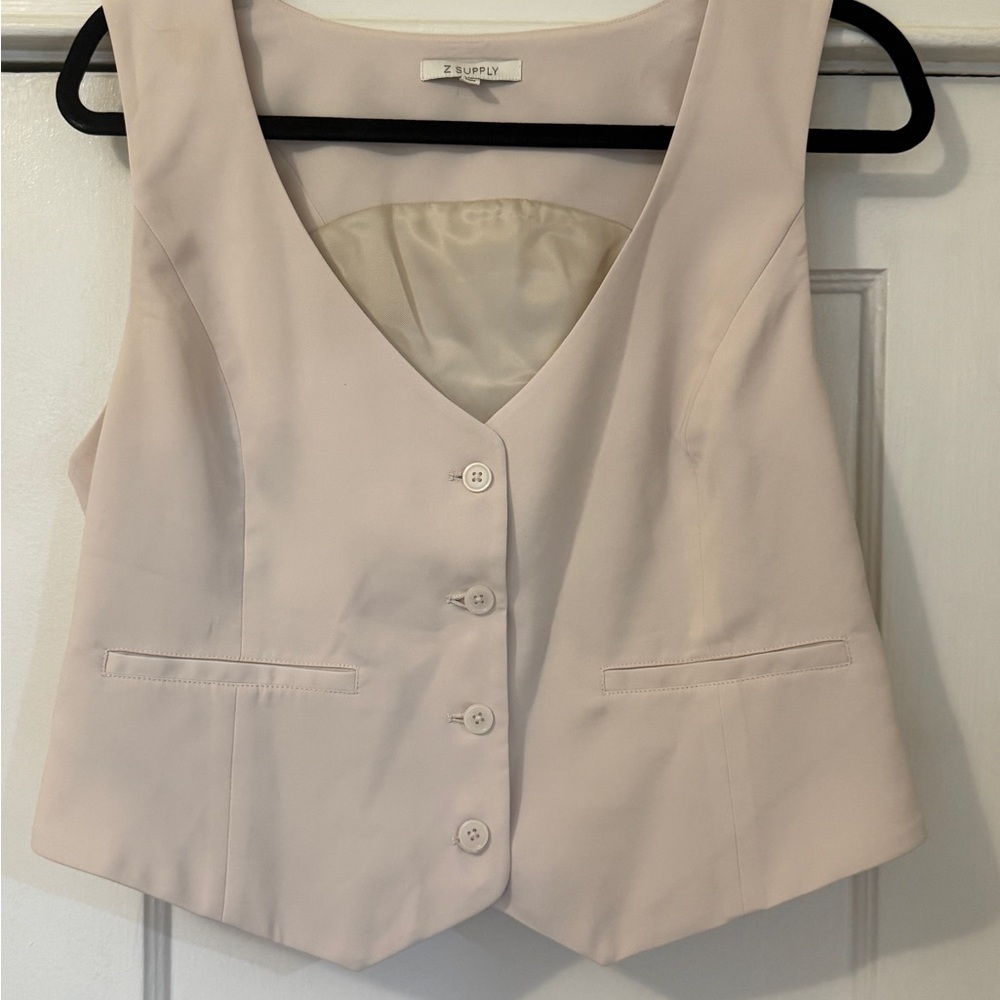 Z Supply Light Beige Vest